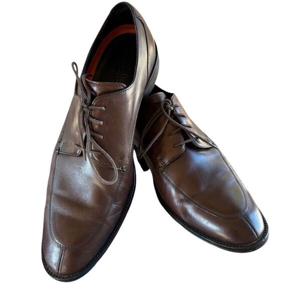 Cole Haan Lenox Hill Brown Leather Split Apron Toe Oxford Shoes Men’s Size 11M - Picture 1 of 8